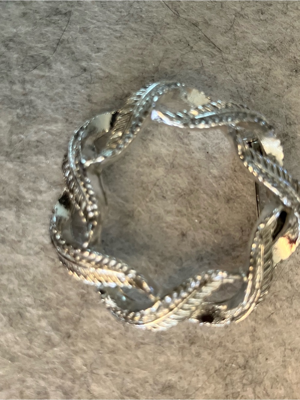 Gerry’s Signed Vintage Silver Tone Brooch